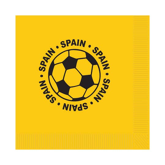 Spain Soccer Luncheon Napkins, 32ct.
